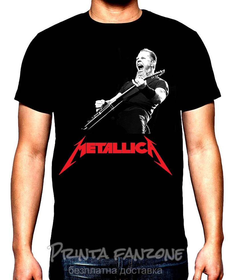 Тениски Metallica, Металика, James Hetfield, мъжка тениска, 100% памук, S до 5XL